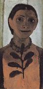 Paula Modersohn-Becker Self-portrait with Amber Necklace Spain oil painting artist